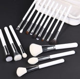 15-Piece Professional Makeup Brush Set with Travel Case